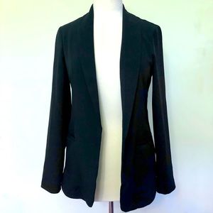 Black Shawl Collar Blazer